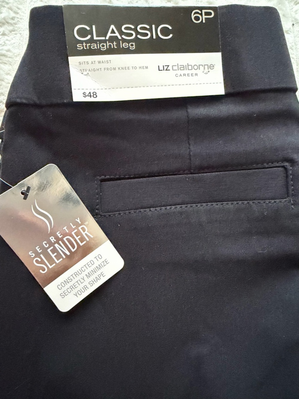 Liz Claiborne Black Women’s Dress Pants - Picture 4 of 4